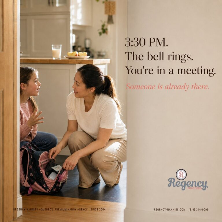 After-school nanny in Quebec: who picks the children up at 3:30?