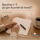 Documents de permis de travail sur un bureau, agence de placement dirigée par une avocate