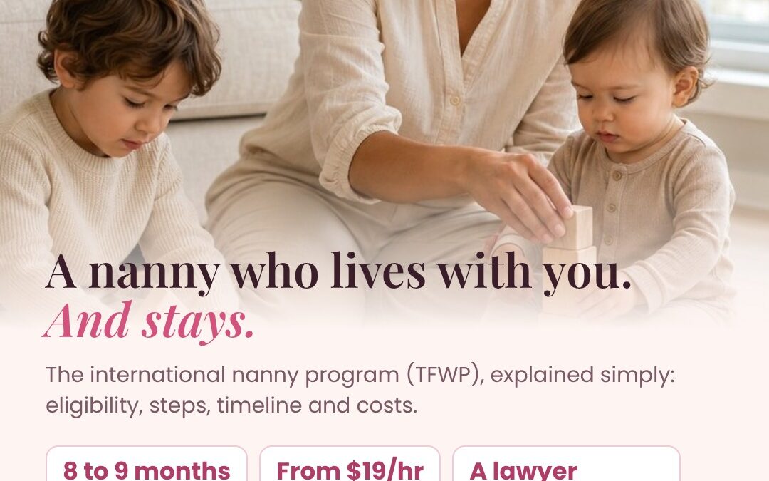 International live-in nanny playing with two young children, Regency Nannies TFWP carousel